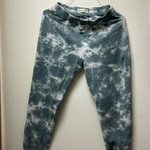 Abercrombie & Fitch Tie-Dye Sweatpants joggers elastic waistband & hem size M